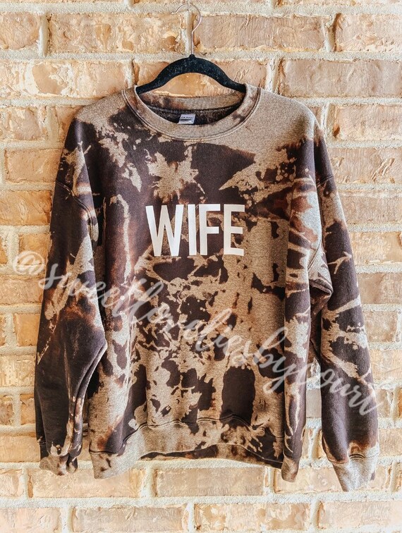 bleached black sweatshirt