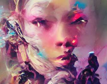 STAMPA POSTER ASTRATTA 60 x 90 cm