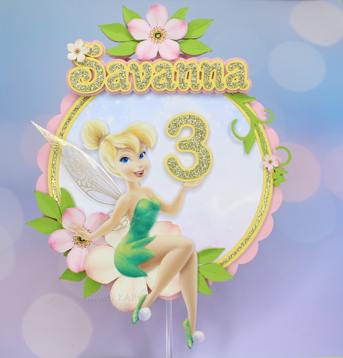 tinkerbell cake topper figures