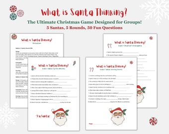 Christmas Game: What is Santa Thinking? (PDF)