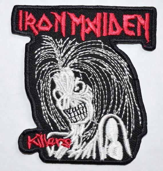 Iron Maiden C//O Iron On Sew On Patch Embroidered Punk Rock