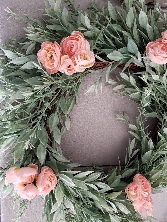 Image of Roses and rosemary wreath