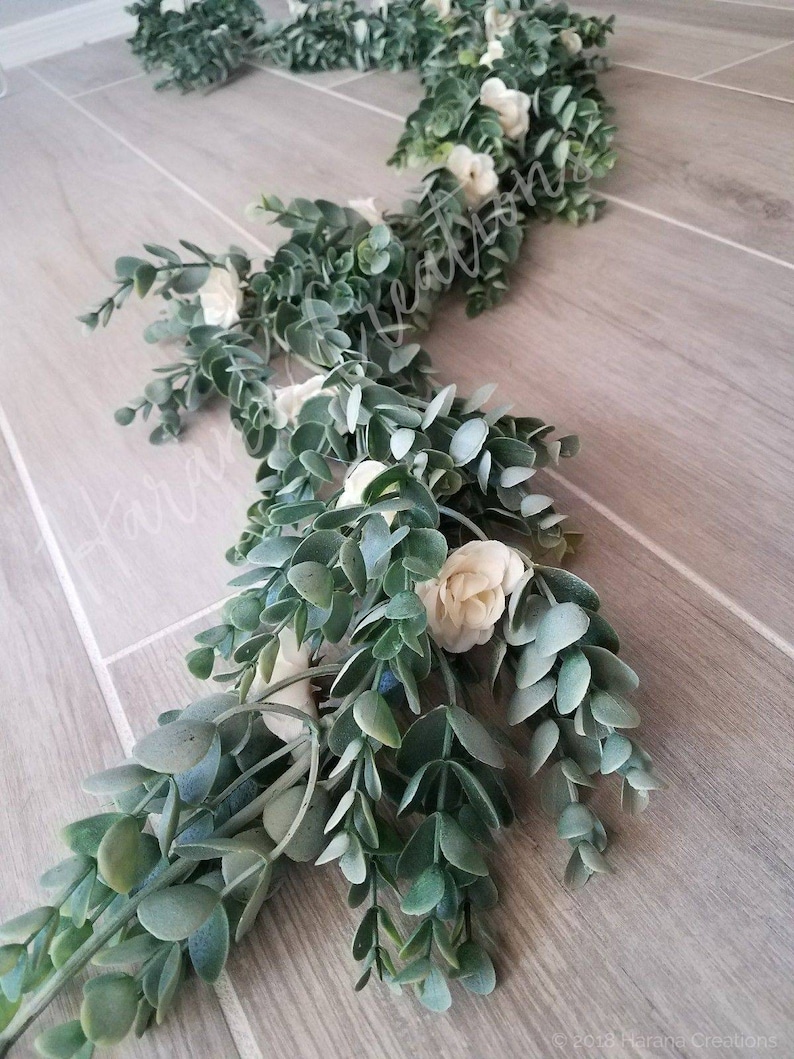 Eucalyptus Garland Wedding Decor Floral Centerpiece Backdrop Etsy Canada