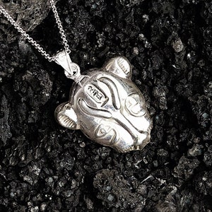 Medium Sekhmet Necklace, Sterling Silver Sekhmet Necklace, Sekhmet Pendant, Egyptian Goddess Sekhmet, Sekhmet Jewelry.