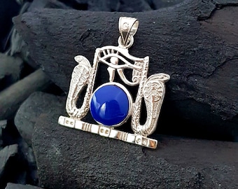 COLLANA OCCHIO HORUS Ra Simbolo Orientale Egizio Egitto Amanti Piramidi - Foto 5