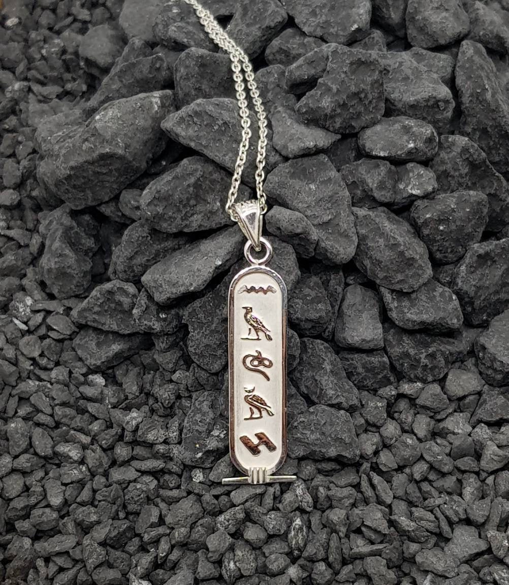 Egyptian hieroglyphics pendant discount