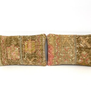 10x16 Inch Entryway Bench Cushions, Armchair Pillow, Patchwork Style Boho Pillow