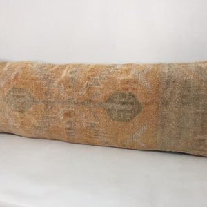 Long Lumbar Pillow Cover, Extra Long Pillow Lumbar Cover, Wool Muted Color Bedding Pillow Cushion Cover, 13” X 36” Inches