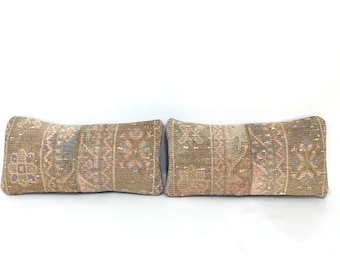 Funda de almohada estilo bohemio, funda de almohada estilo patchwork para silla, funda de almohada para cama de 10 x 21 pulgadas