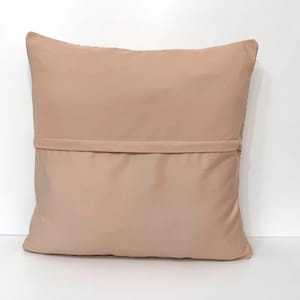 Vintage Kilim Pillow Cover: Organic Wool Sofa Pillow (23X23) image 7