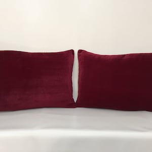 Handwoven Velvet Kilim Pillow Cover: Organic Small Chair Cushion (14x20)