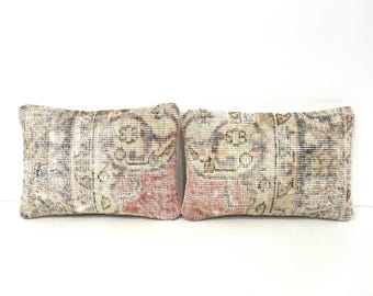 Cojín vintage de 10 x 15 pulgadas, funda de cojín para sillón, funda de cojín para sofá.