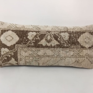 Bohemian Kilim Pillow, Carpet Pillow Cover, Decorative Cushion Cover, Turkish Modern Pillow, Long Bed Pillow, Bedding Pillow, Hippie Decor
