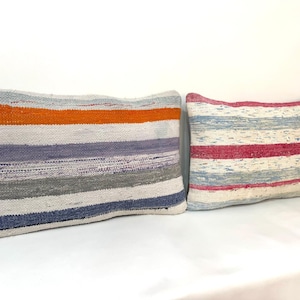 16x24 Decorative Kilim Pillow, Handmade Kilim Pillow, Vintage Kilim Pillow, Kilim Pillow Cover, Turkish Kilim Pillow, Large Kilim Cushion