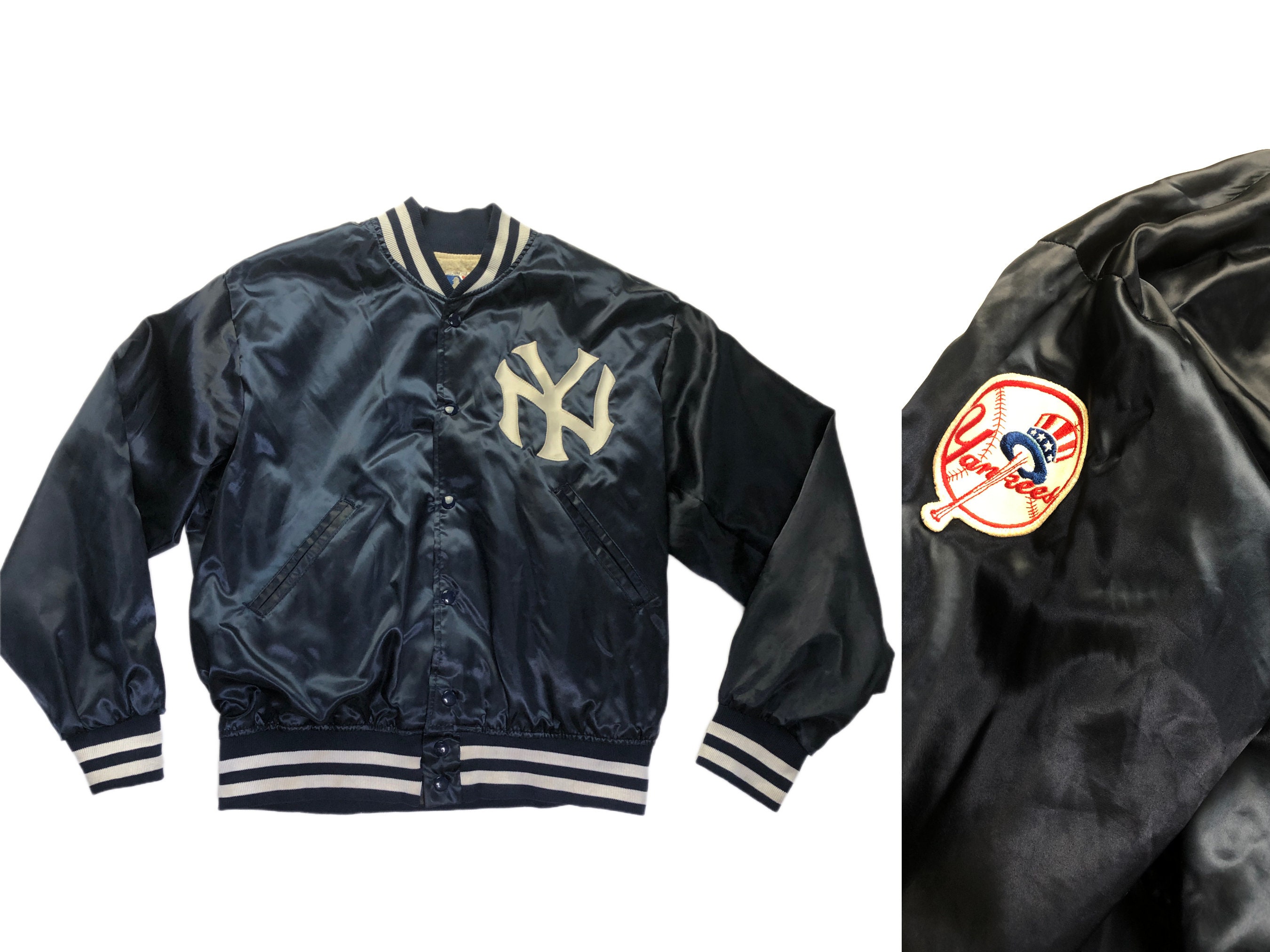 Vintage New York Yankees Majestic Windbreaker Jacket 2XL 1/4 Zip Pullo –  Throwback Vault