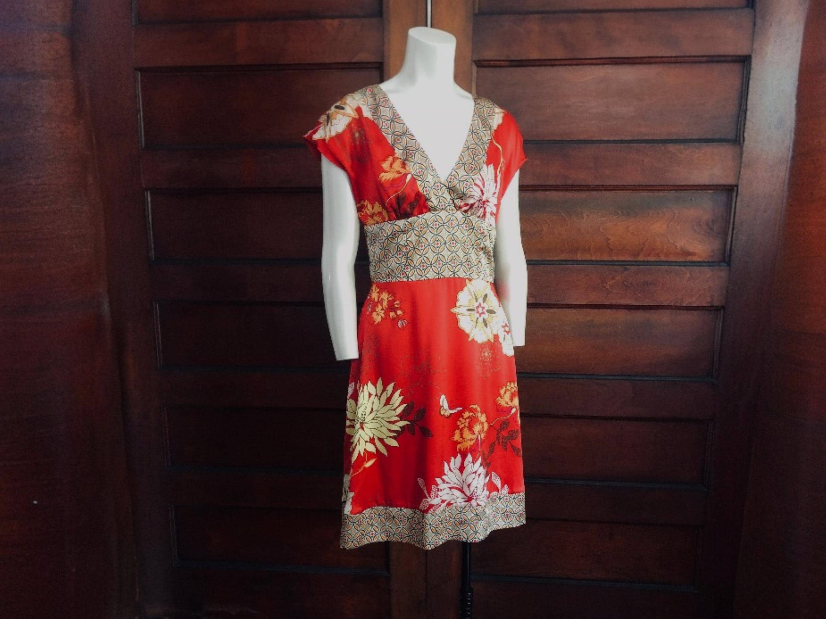 bebe red silk dress BEBE SATIN COWL NECK Midi SLIP DRESS SIZE XL Elegant Super Sexy Apple Red !!