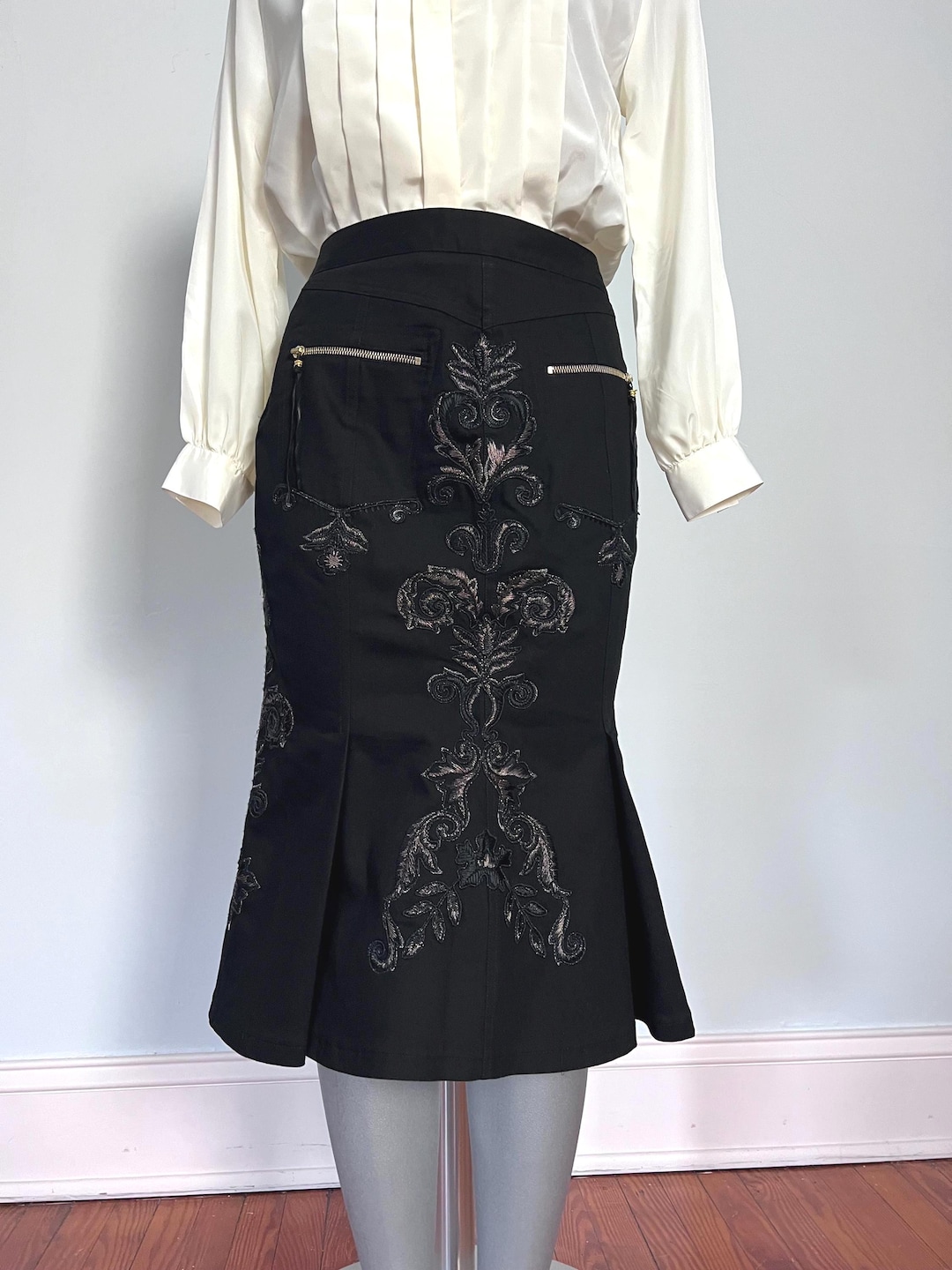 roberto cavalli シルク100% トップス 38 roberto cavalli シルク100