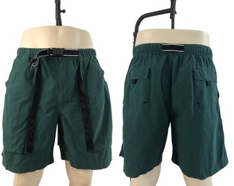 90’s Baggy Shorts With Big Pockets Vintage Men's Swim Trunks