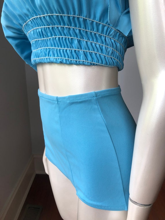 60's De Weese 3 Piece Swimsuit With Belted Cover … - image 3