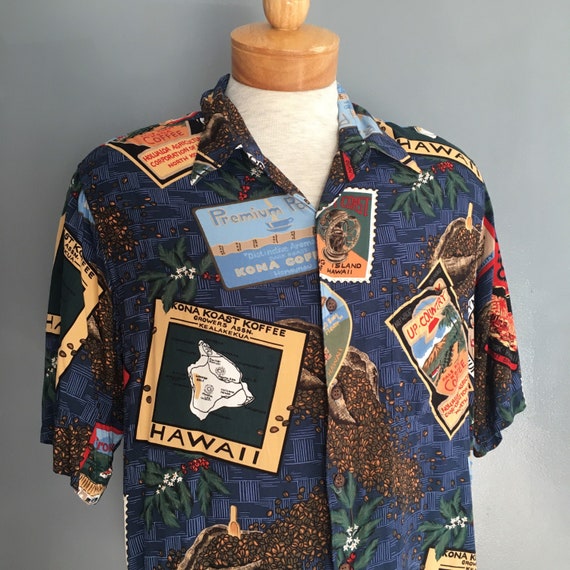 Vintage Reyn Spooner Rayon Hawaiian shirt Aloha M… - image 2