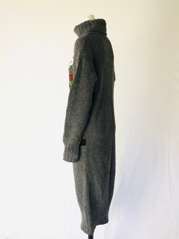 Vintage J.C. De Castelbajac for Iceberg Wool Knit Pullover Dress