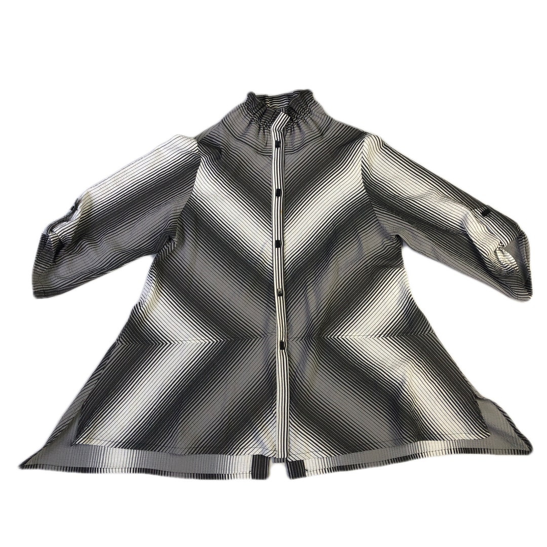 Monogram Oversized Shirt - Black Reverse