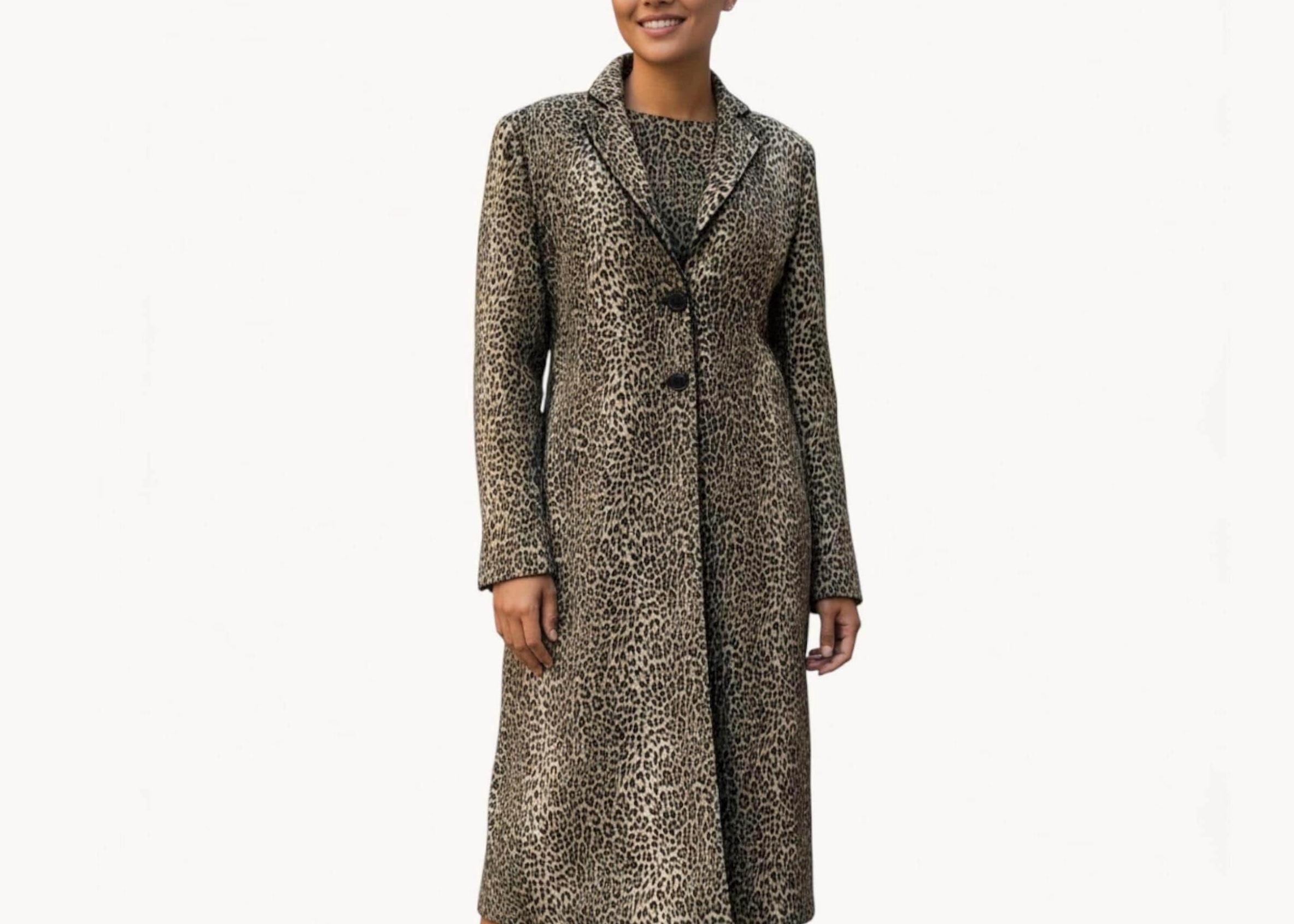 Dolce&gabbana Leopard Coat - Etsy Dolce&gabbana Leopard Coat - Etsy