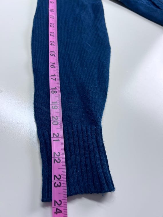 70s Split Suede & Knit Patchwork Jacket Unisex Zi… - image 13