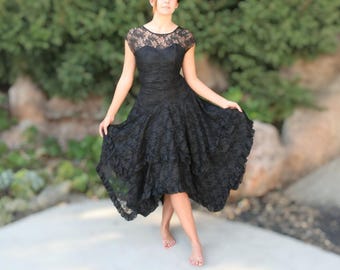 original footloose prom dress J.C. Penney Vintage 80s Green Footloose Bridesmaid Party Prom Dress size  5/6