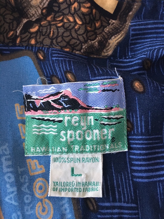 Vintage Reyn Spooner Rayon Hawaiian shirt Aloha M… - image 8