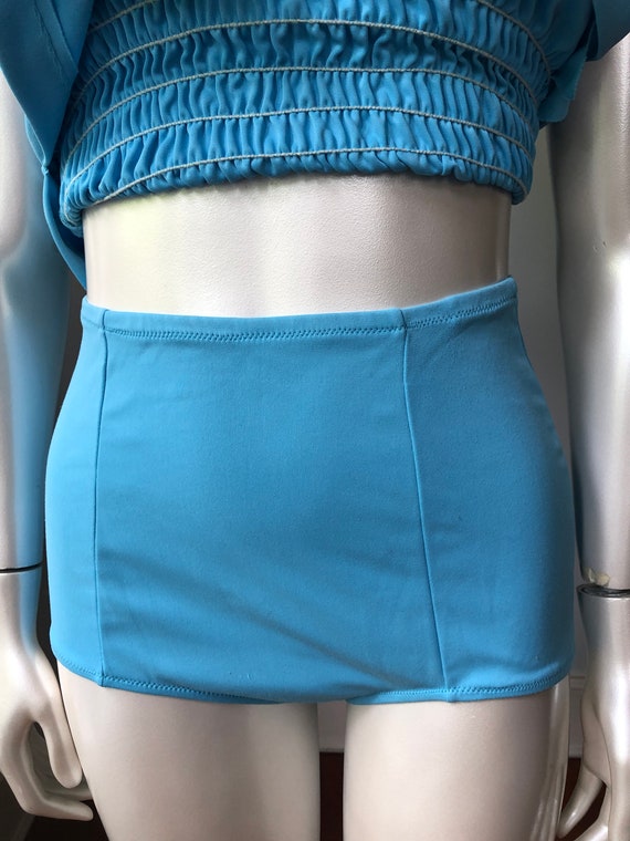 60's De Weese 3 Piece Swimsuit With Belted Cover … - image 4