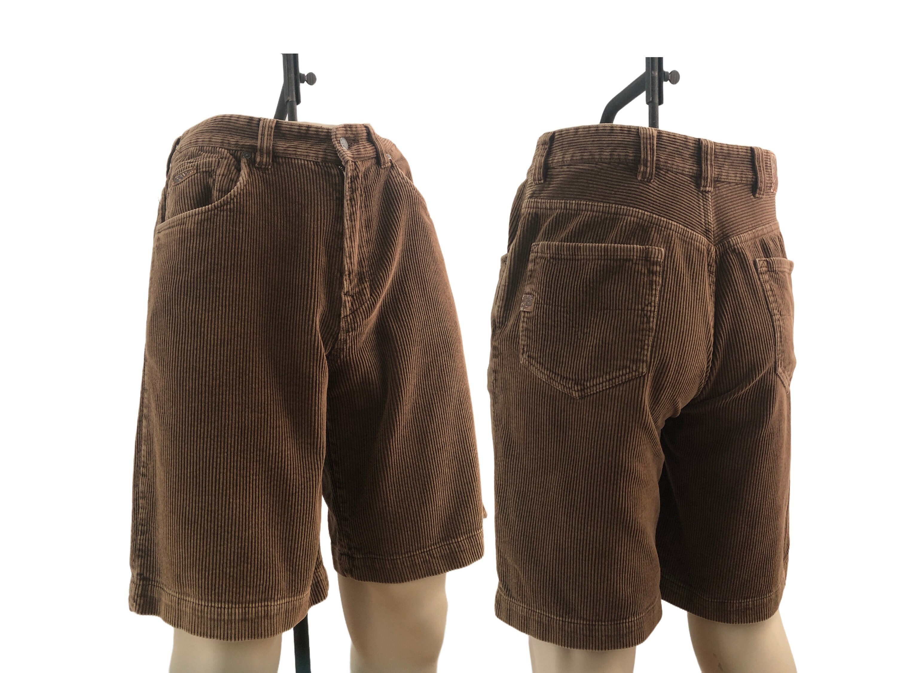90's Vintage Men's Corduroy Shorts Wide Cords Skater Style 90's Vintage Men's Corduroy Shorts Wide Cords Skater Style