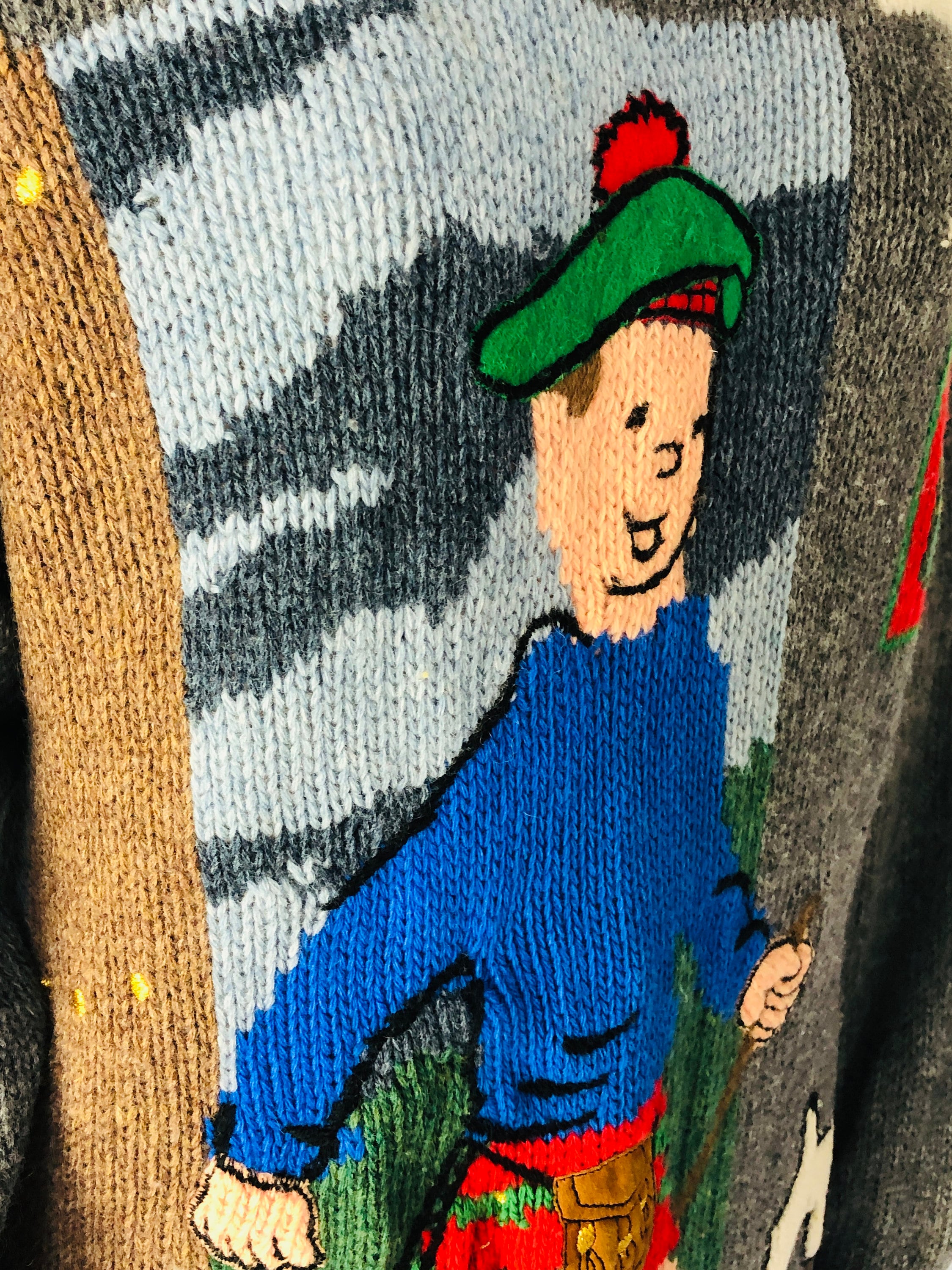 JC de CASTELBAJAC x TINTIN ウールニット イタリア製 Vintage J.C. De Castelbajac for Iceberg Wool Knit Pullover Dress