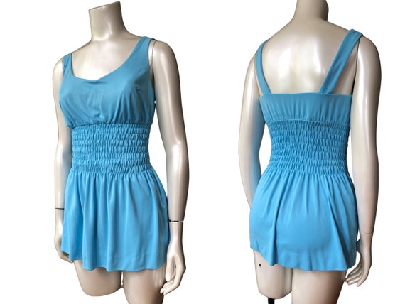 60's De Weese 3 Piece Swimsuit With Belted Cover … - image 8