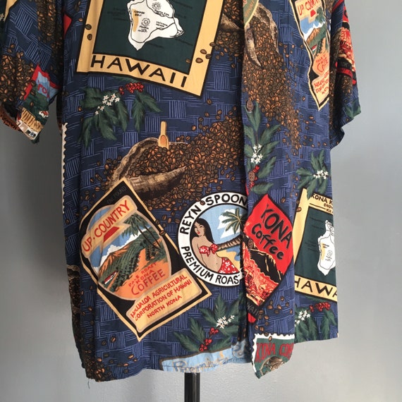 Vintage Reyn Spooner Rayon Hawaiian shirt Aloha M… - image 4