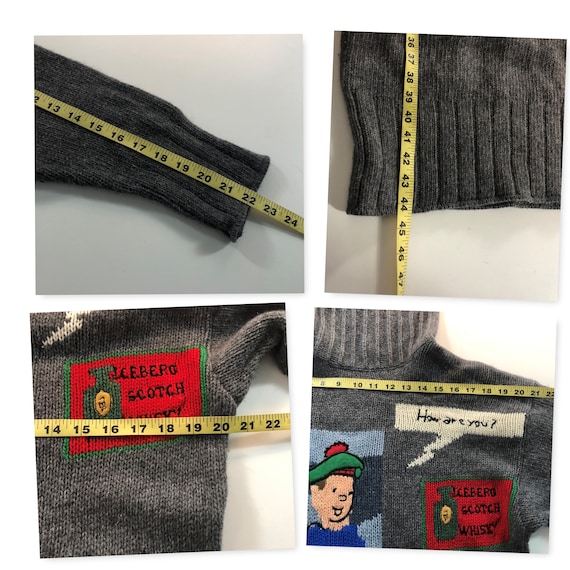 JC de CASTELBAJAC x TINTIN ウールニット イタリア製 Vintage J.C. De Castelbajac for Iceberg Wool Knit Pullover Dress