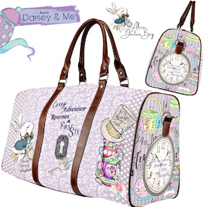 Alice Gift ∙ Wonderland Bag ∙ Alice in Wonderland ∙ Alice in Wonderland Birthday ∙ Alice in Wonderland Bag ∙ Alice in Wonderland Travel Bag