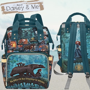 Merida • Backpack • Brave Bag • Princess Merida • Bags and Gifts • Merida Bag • Princess Bag • Nursing Bag • School Bag • Brave Gift for Her