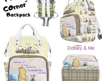 Classic Winnie the Pooh ∙ Backpack ∙ Cute Crossbody Bags for Women ∙ Pooh Bear and Piglet ∙ Diaper Bag ∙ Cute School Bag ∙ Umbrella ∙ Wallet