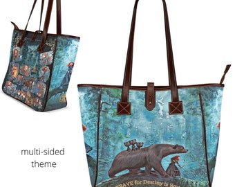Merida Brave Inspired ∙ Shoulder Bags for Women∙  Merida ∙ Brave Gifts ∙ Work Bag for Her ∙ Weekend Gift for Women ∙ Umbrella Gifts