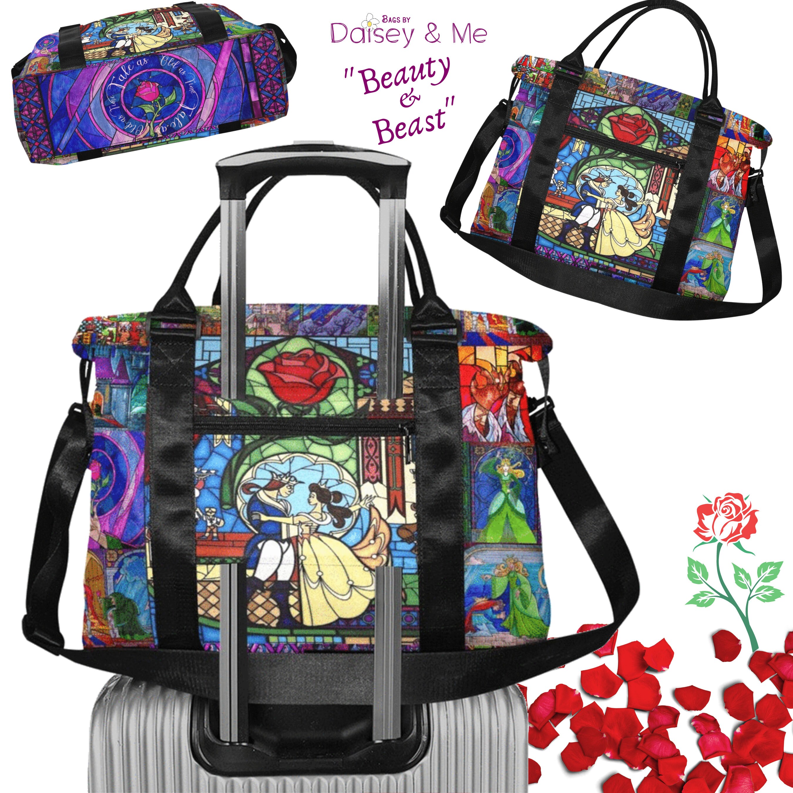Beauty and the Beast ∙ Belle ∙ Travel Bag for Her ∙ Overnight