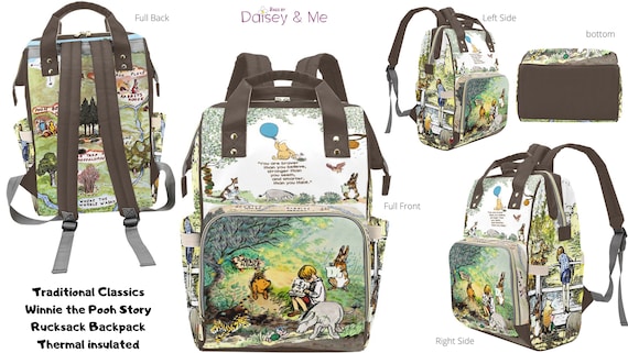 Classic Winnie the Pooh Piglet Backpack 100 Acre Wood - Etsy