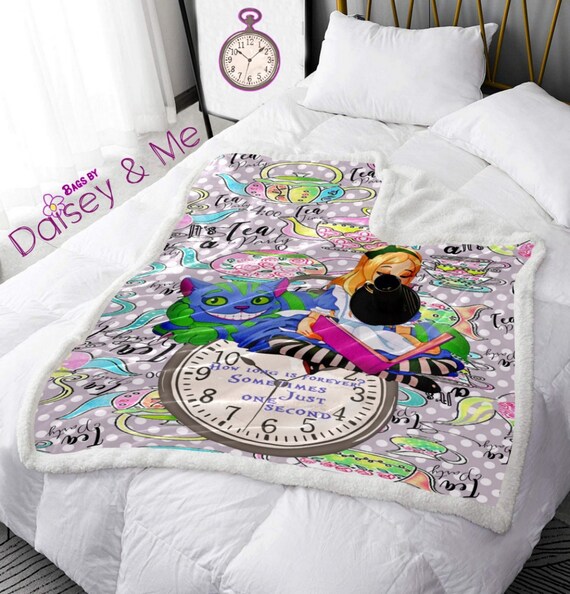 Alice in Wonderland Cheshire Cat Throw Blankets Throw Quilt Gifts