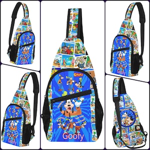 Goofy and Friends ∙ Goofy Character ∙ Sling Bag ∙ Chest Bag ∙ Crossbody Bag ∙ Diaper Bag ∙ Backpack ∙ Messenger ∙ Duffel ∙  Umbrella