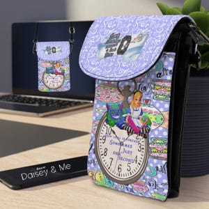 Alice Gift ∙ Cellphone Bag ∙ Alice in Wonderland ∙ Bags and Gifts ∙ Wallet Bag • Backpack Gift ∙ Travel Gift ∙ Alice Bag • Cute Bags for Her