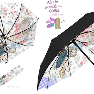 Alice Gift ∙ Umbrella Gift ∙ Alice in Wonderland ∙ Alice in The Looking Glass ∙ Tea Party Gift ∙ Crossbody Bag Gifts for Women