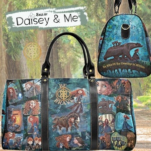 Merida the Brave • Overnight Bag • Travel Bag • Brave Bag • Bags for Diapers • Brave • Bags and Gifts • Brave Gifts • Merida Gifts for Her