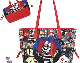 Sally and Jack Skellington ∙ Halloween Gift for Women ∙ Mother of Nightmares ∙ Doctor Bag ∙ Diaper Bag Gift ∙ Crossbody Bag Gift for Women