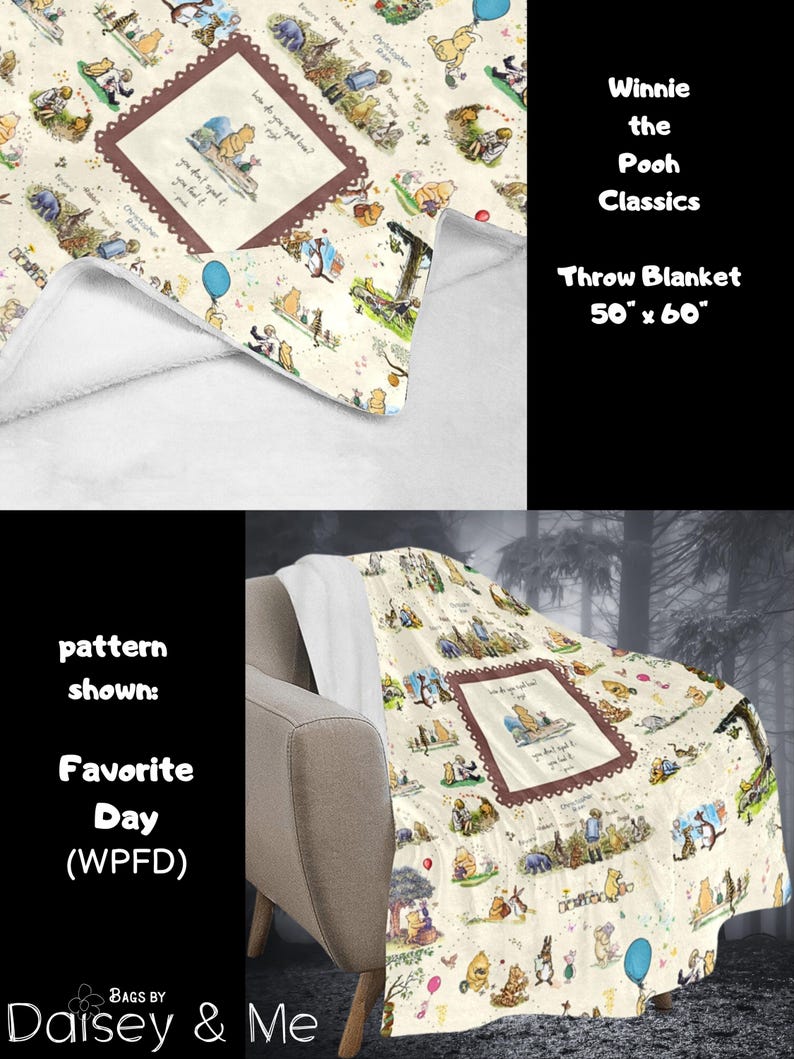 Classic Winnie the Pooh • Winnie the Pooh Bag • Travel Bag ∙ Overnight Bag ∙ Diaper Bag • Mom Bag ∙ Pooh Piglet ∙ Nursery • Bags and Gifts imagen 9