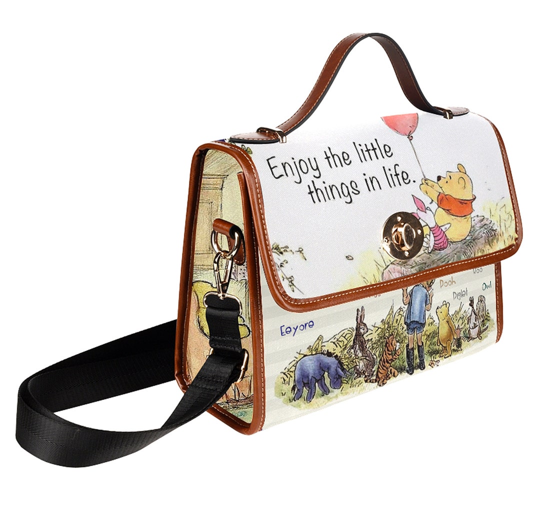 Winnie the Pooh Messenger Bag 100 Acre Wood Pooh and Piglet Commuter ...
